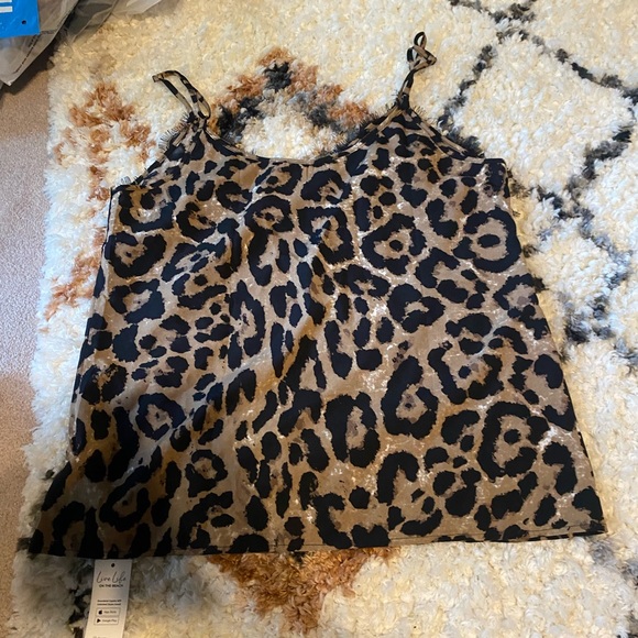 Dior Leopard Print Lace Trim Cami
L/Brown - Picture 4 of 6